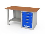 Верстак однотумбовый Woker Pro 1004.F30.1500